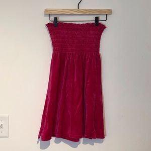 Juicy Couture Pink Velour Sleeveless Dress/Coverup